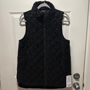 Athleta Whisper Black Quilted Vest